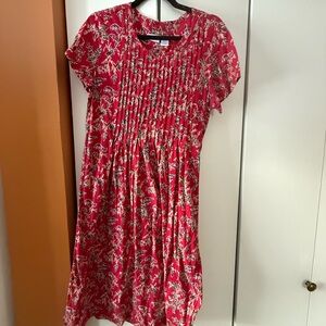 Red Floral Dress from 90s